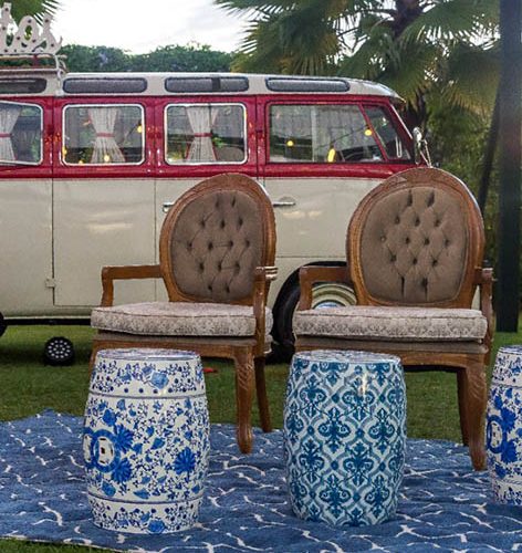 Casamento com kombi decorativa